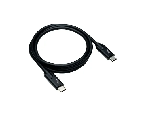 DINIC USB 3.2 Kabel Typ C-C Stecker, schwarz, unterstützt 100W (20V/5A) Aufladung, 1m